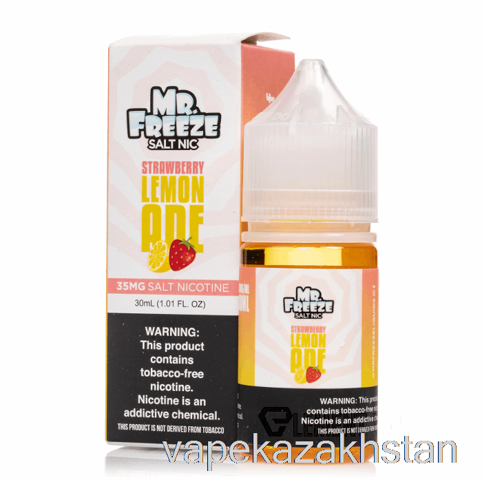 Vape Kazakhstan Strawberry Lemonade - Mr Freeze Salts - 30mL 50mg